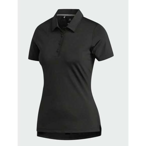 Adidas CE3066 Women's Sz Medium Ultimate 365 UPF 50+ UV Golf Polo Black $70 - Picture 2 of 5
